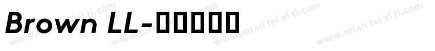 Brown LL字体转换